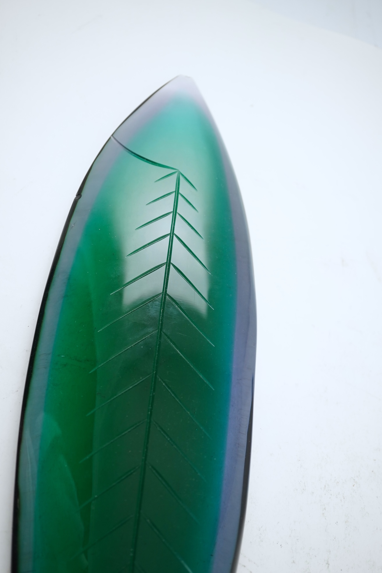 Flavio Poli (Italian, 1900-1984) for Seguso Vetri D'Arte: A Murano sommerso glass fish